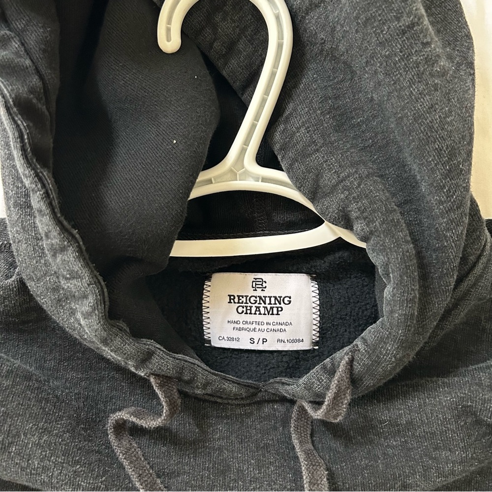 Reigning Champ Charcoal Hoodie - Picture 2 of 7